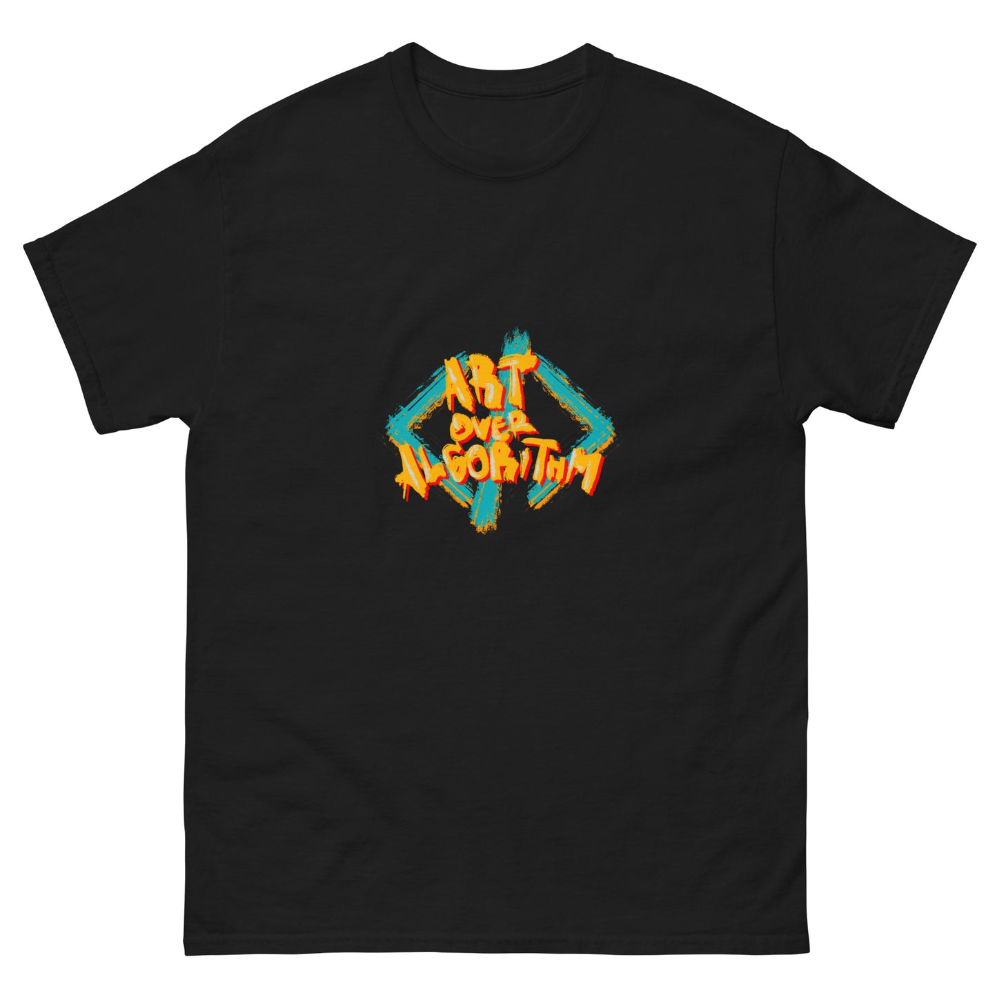 Art Over Algorithm Large Print Tee