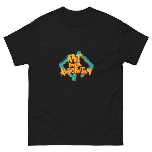 Art Over Algorithm Large Print Tee